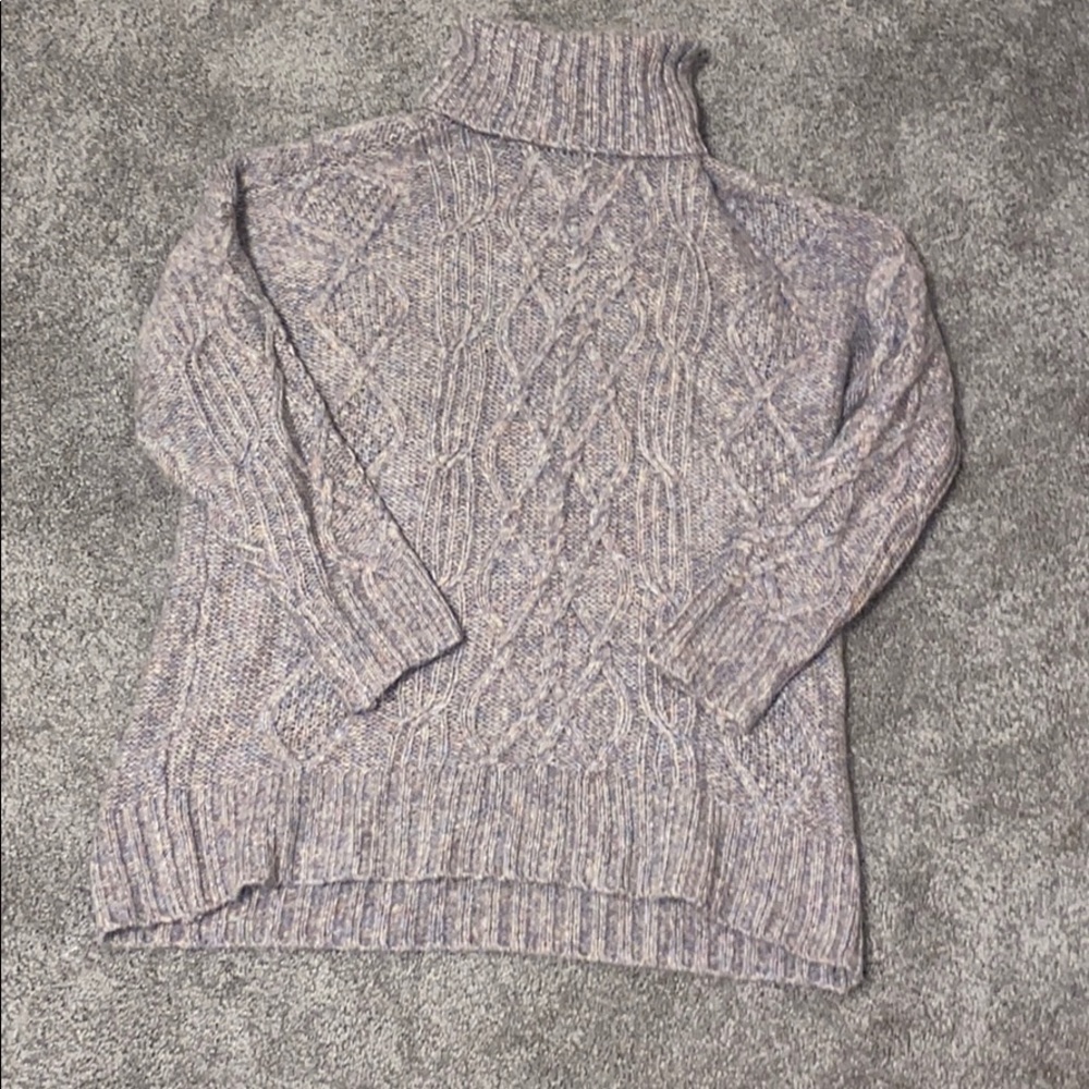 Purpleish grey turtleneck